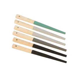 Covered Emery Sticks - Half Round