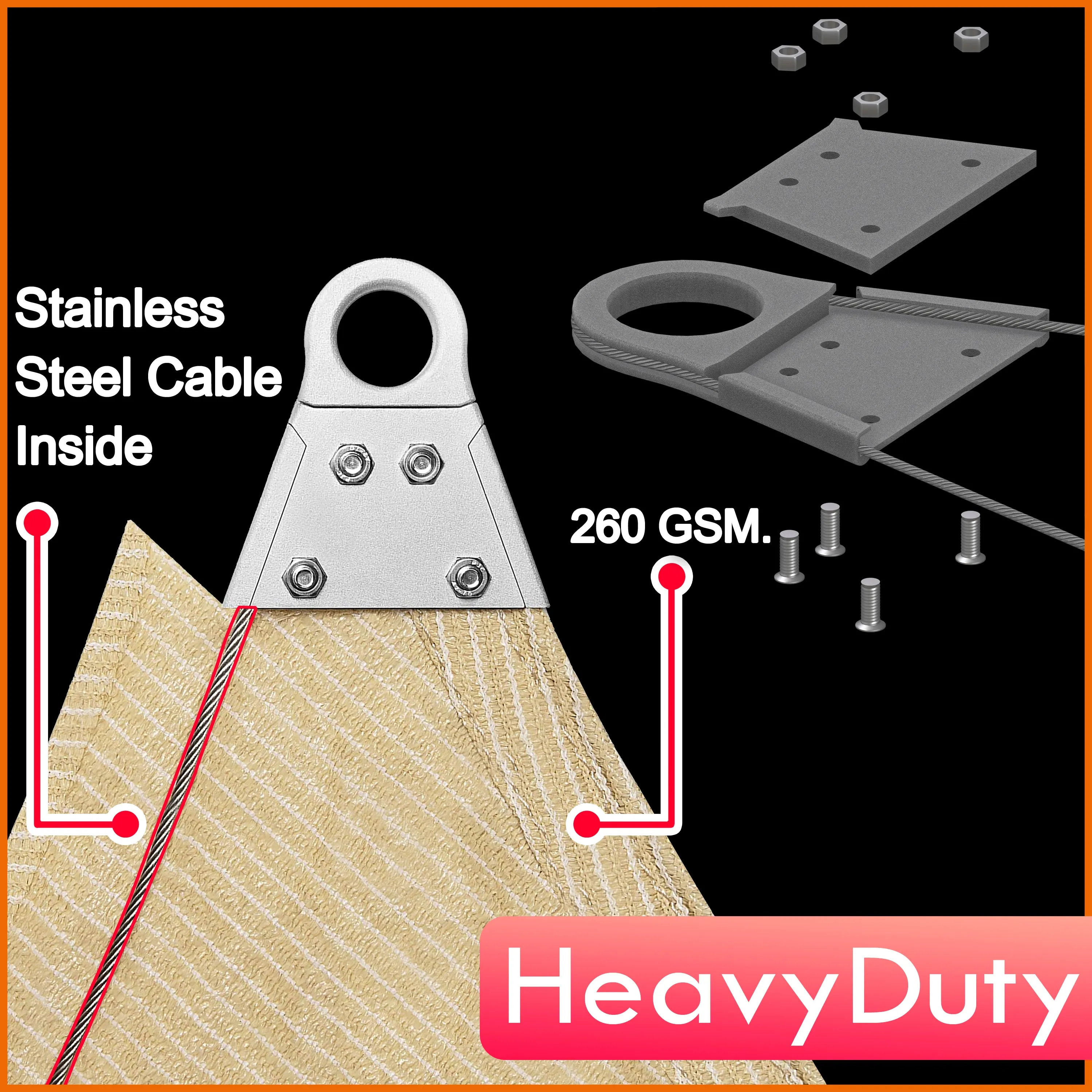 Custom Made-to-Order Super Ring Shade Sail