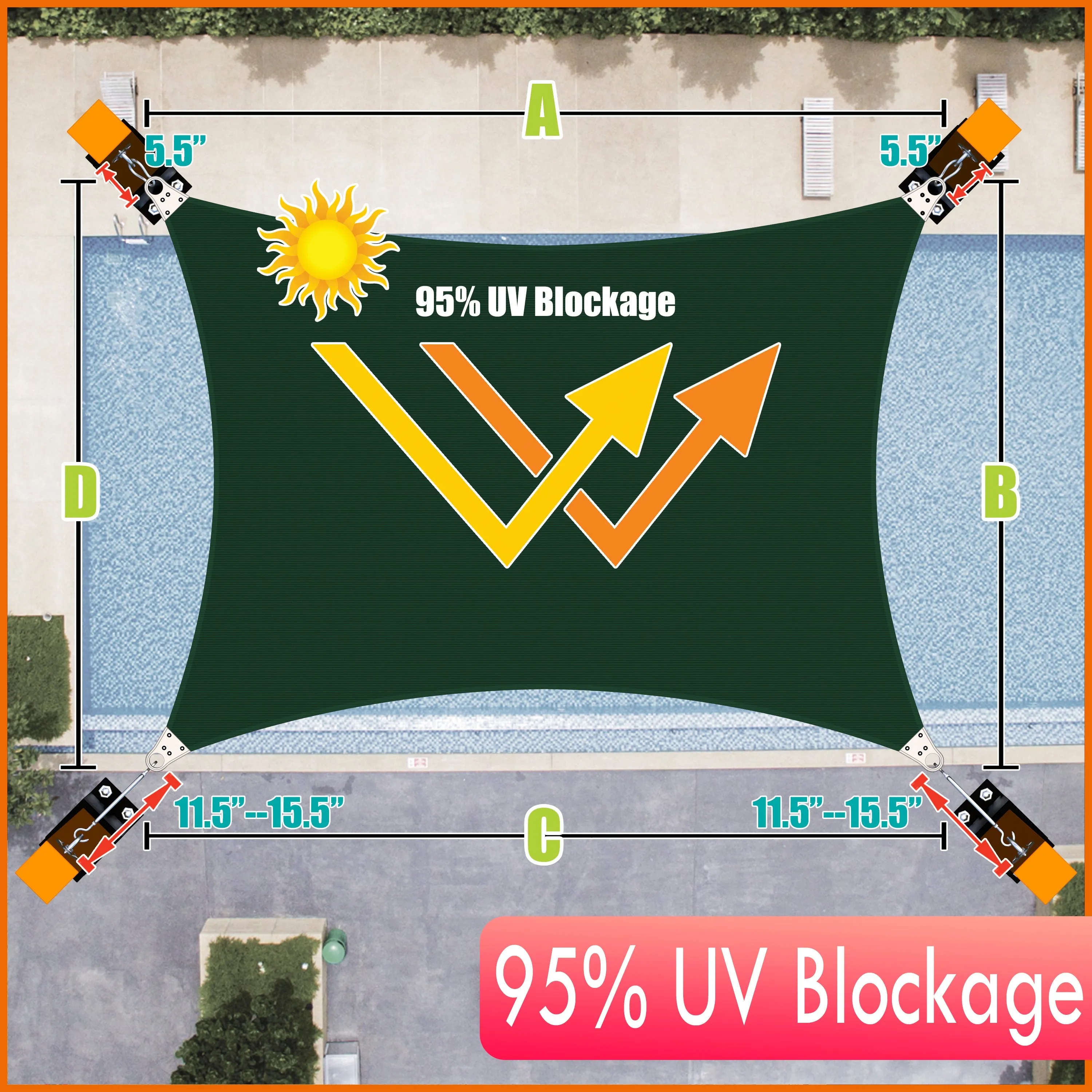 Custom Made-to-Order Super Ring Shade Sail