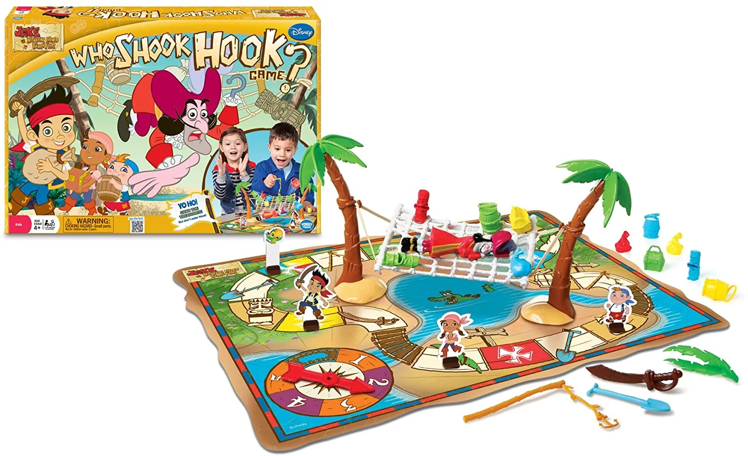 Disney Jake and the Never Land Pirates: Who Shook Hook Board Game