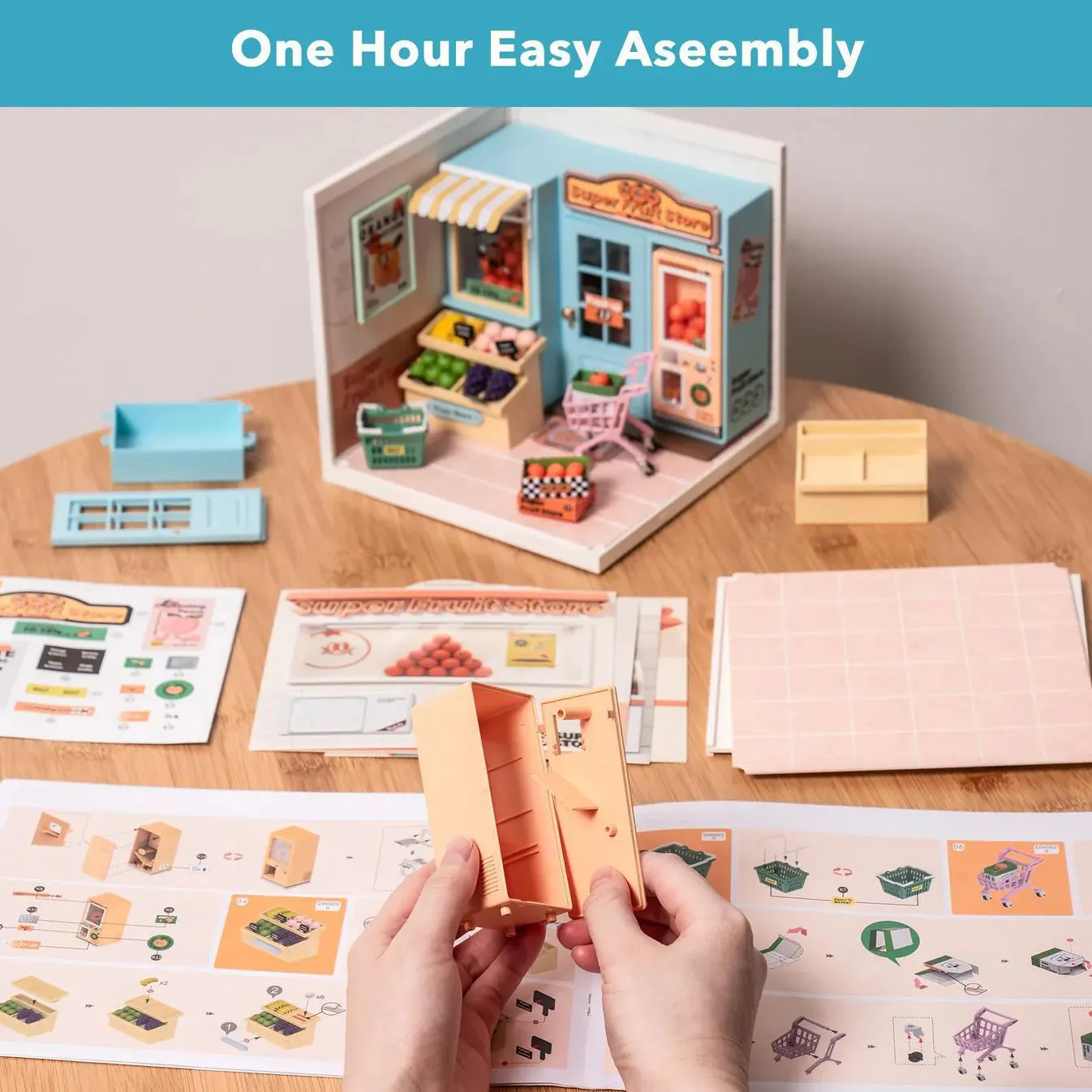 DIY Dollhouse Miniature Kit | Daily VC Fruit Store