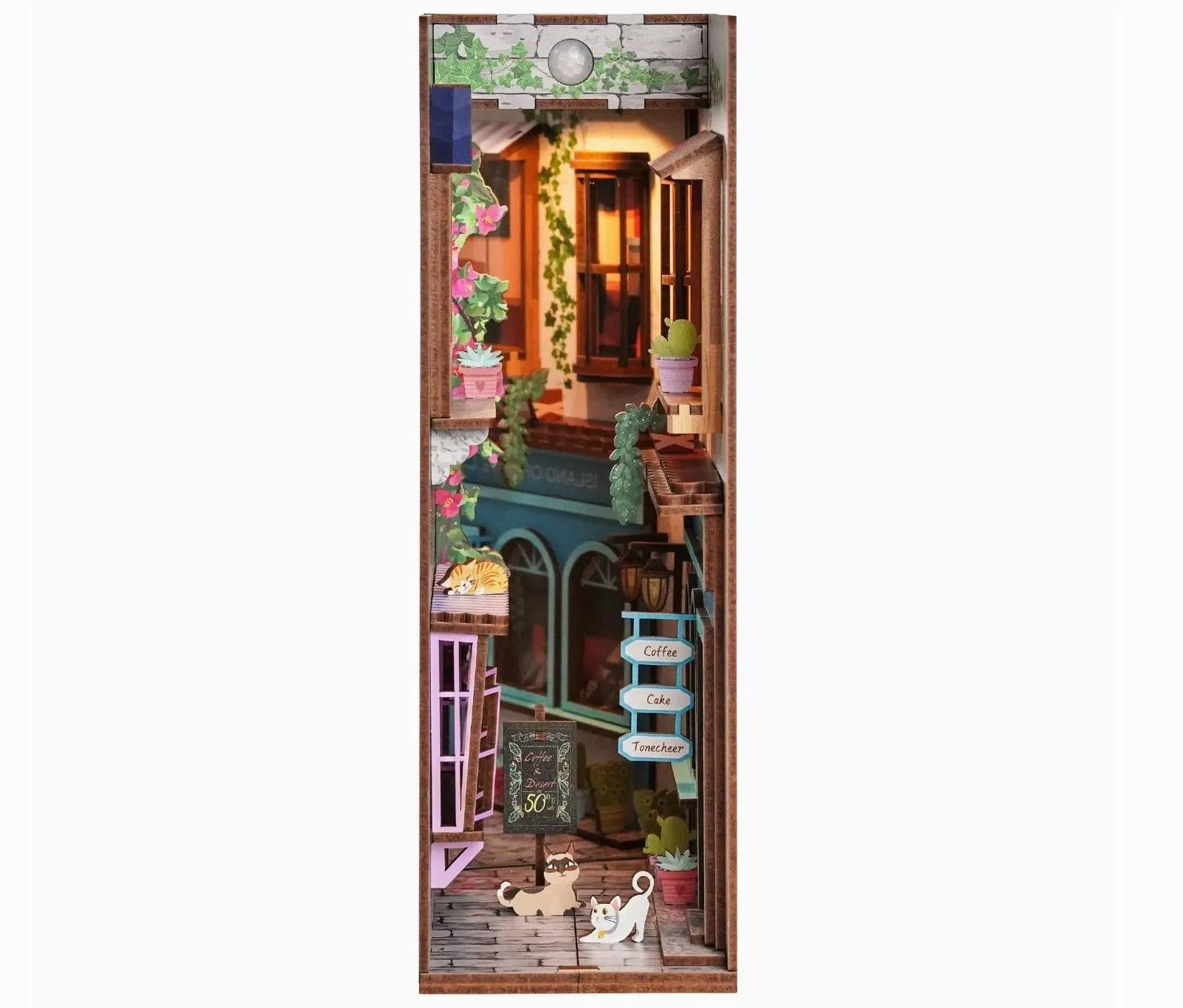 DIY Miniature House Book Nook Kit | Island of Love