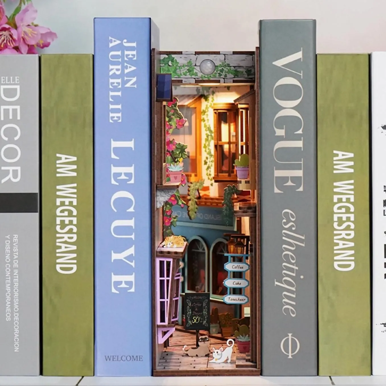 DIY Miniature House Book Nook Kit | Island of Love