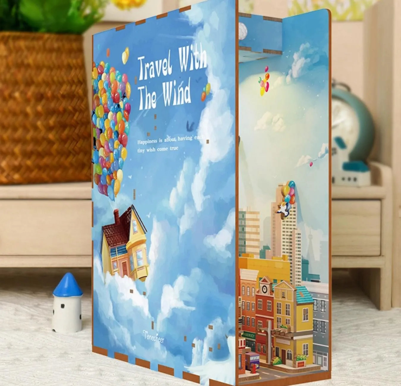 DIY Miniature House Book Nook Kit | Travel with the Wind