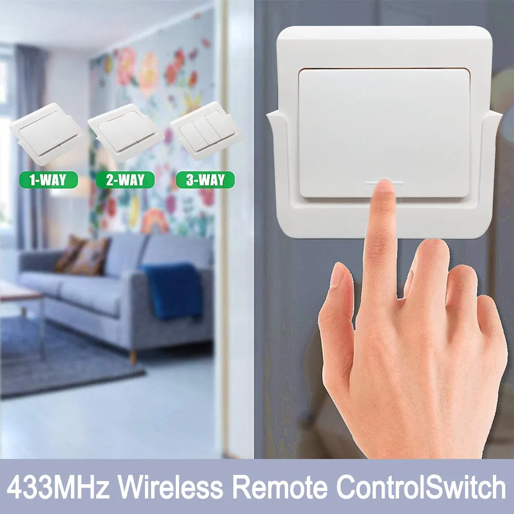 EACHEN 433MHz RF Remote Wall Panel RF433 V2