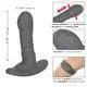 Eclipse Silicone Rechargeable Thrusting Rotator Anal Probe With Wristband Remote Control