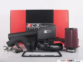 ECS TUNING - Luft-Technik Intake System - With Aluminum Heat Shield & Wrinkle Black Aluminum Tubes
