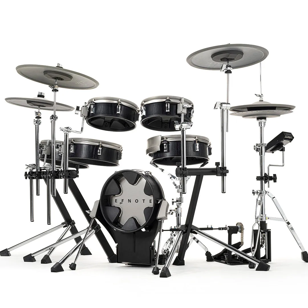 EFNOTE 3X 10-Piece Electronic Drum Kit Set in Matte Black w/ Video Demo