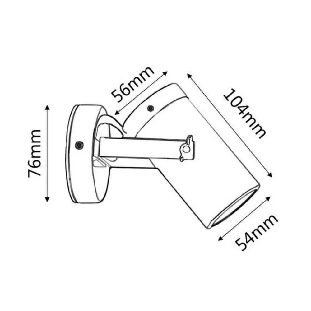 Exterior Wall Spot Light GU10/MR16 in Aged Copper CLA Lighting - PL-SG1ACECA, PL-SM1ACECA