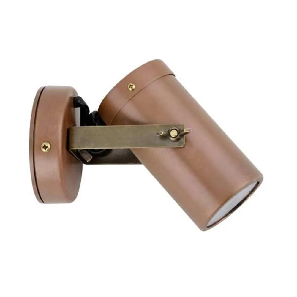 Exterior Wall Spot Light GU10/MR16 in Aged Copper CLA Lighting - PL-SG1ACECA, PL-SM1ACECA