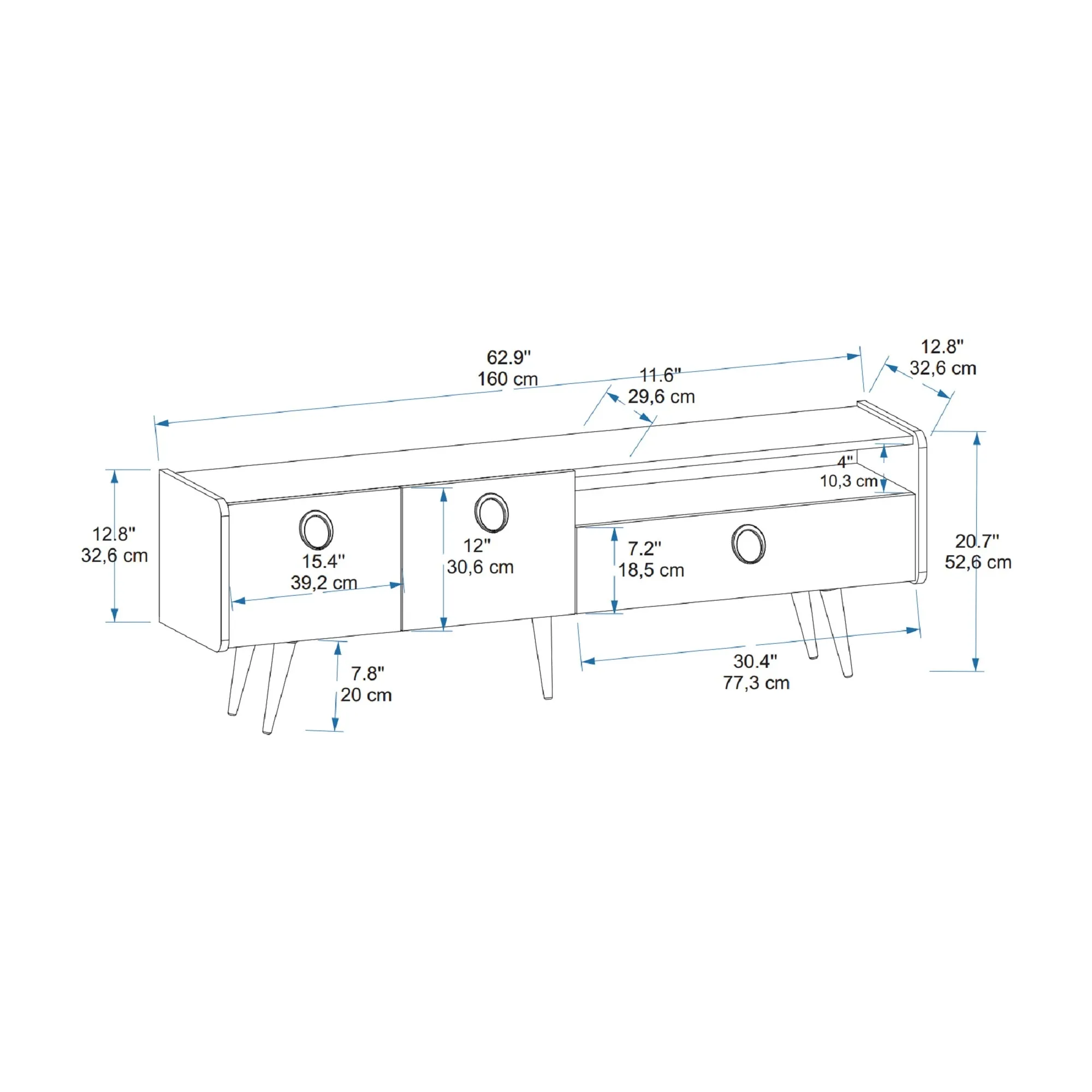 Farelle TV Stand and Media Console