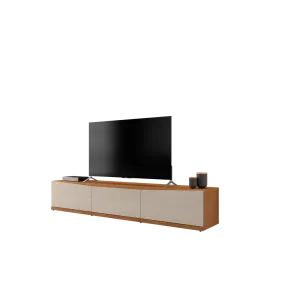 FB Eros TV Stand L1800 x W386 x H450mm Cedar/Off White High Gloss #11082345 (No Warranty)