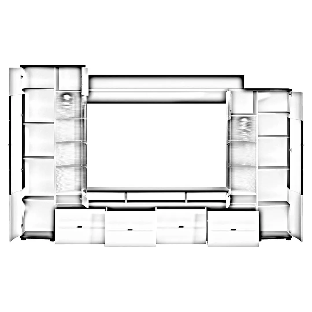 Flori Entertainment Unit For TVs Up To 70"