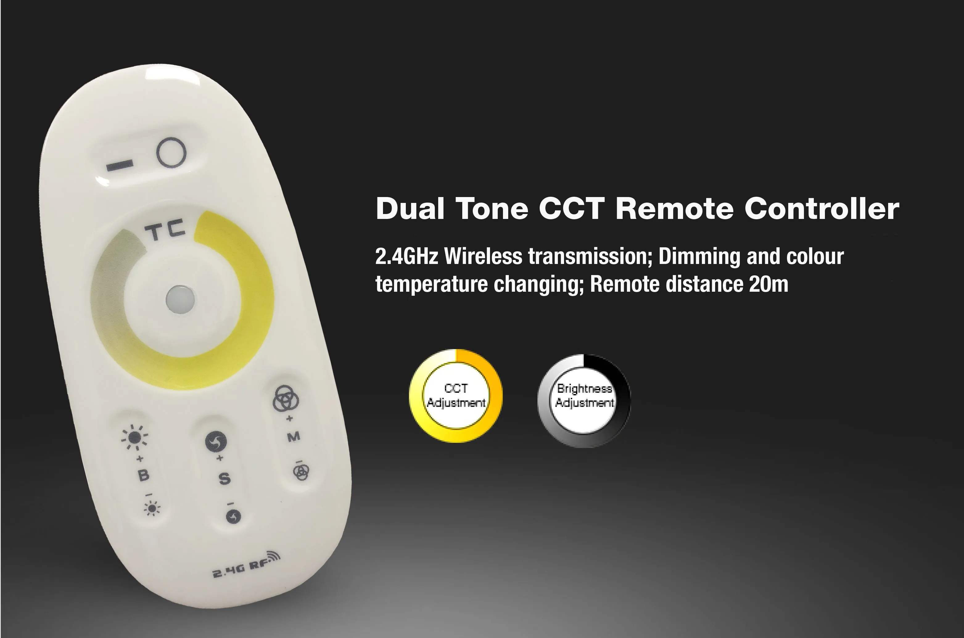 FluxTech - 2.4GHz Dual Tone CCT Remote & Controller Unit Set