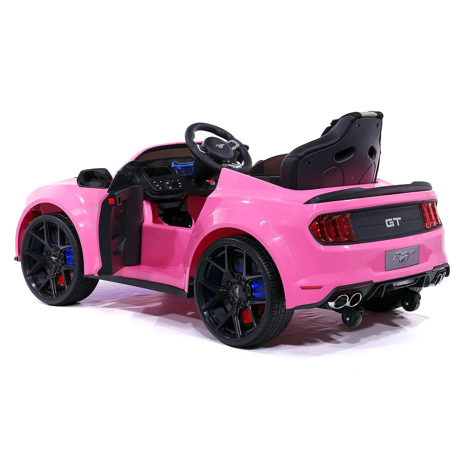 Ford Mustang Gt Custom Edition 24v Kids Ride-on Car With R/c Parental Remote | Pink