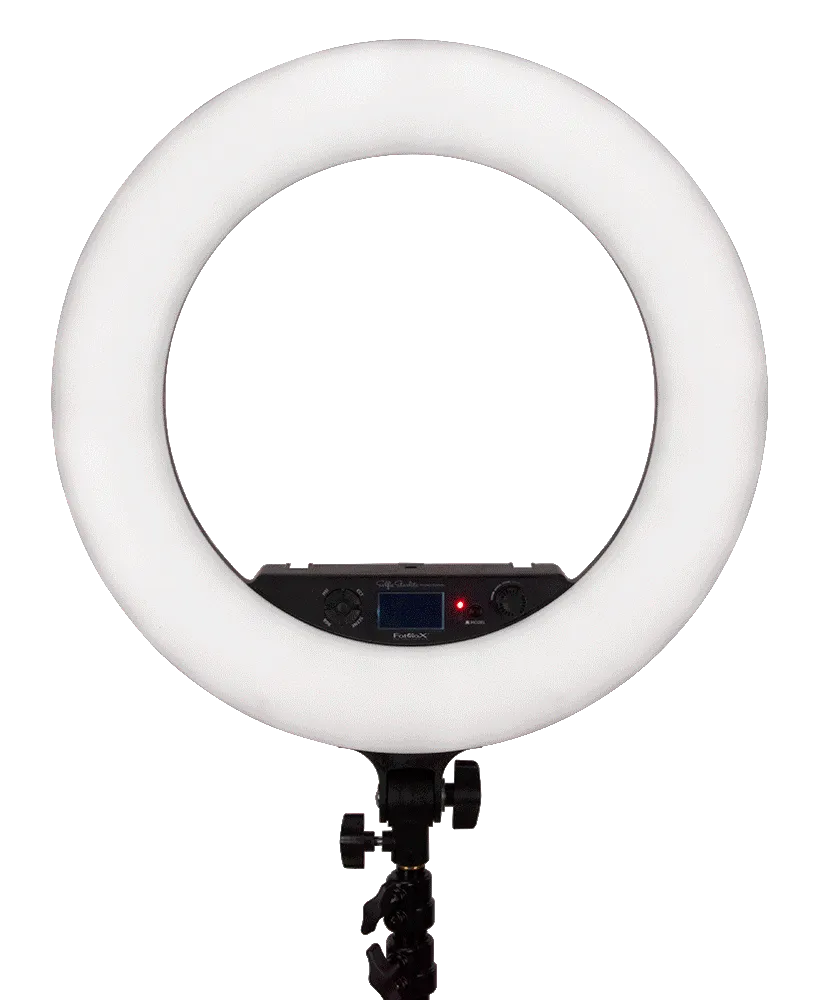 Fotodiox Selfie Starlite Prizmo Edition - 18in RGB Dimmable LED Ring Light for Portrait, Photography, Makeup, YouTube, Live Streaming Video & more
