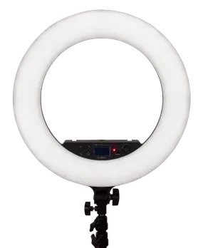 Fotodiox Selfie Starlite Prizmo Edition - 18in RGB Dimmable LED Ring Light for Portrait, Photography, Makeup, YouTube, Live Streaming Video & more