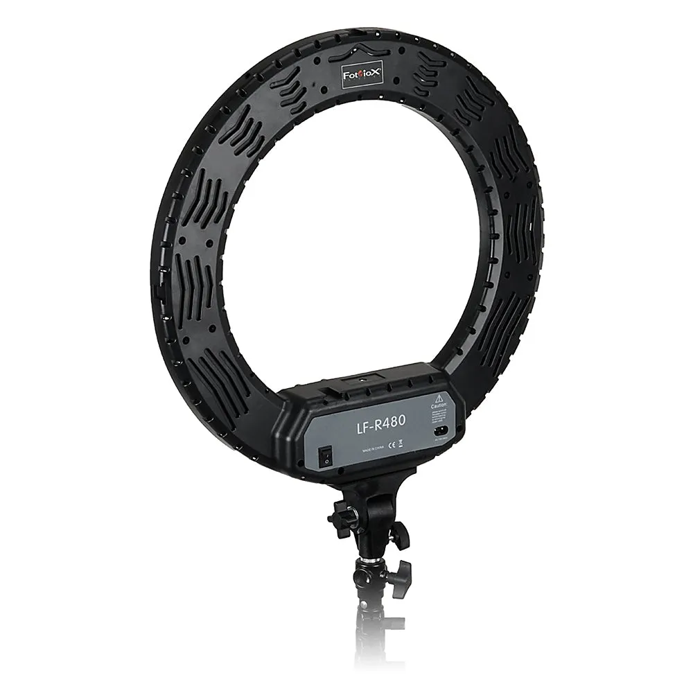 Fotodiox Selfie Starlite Vlog Light - 18in Bi-Color Dimmable LED Ring Light for Portrait, Photography, Makeup, YouTube, Live Streaming Video and more