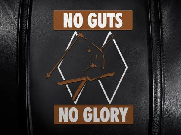 Gaming Chair 100 Pro with Ski No Guts No Glory Logo Panel