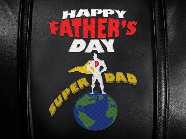 Gaming Chair 100 with Father's Day Super Dad Logo Panel