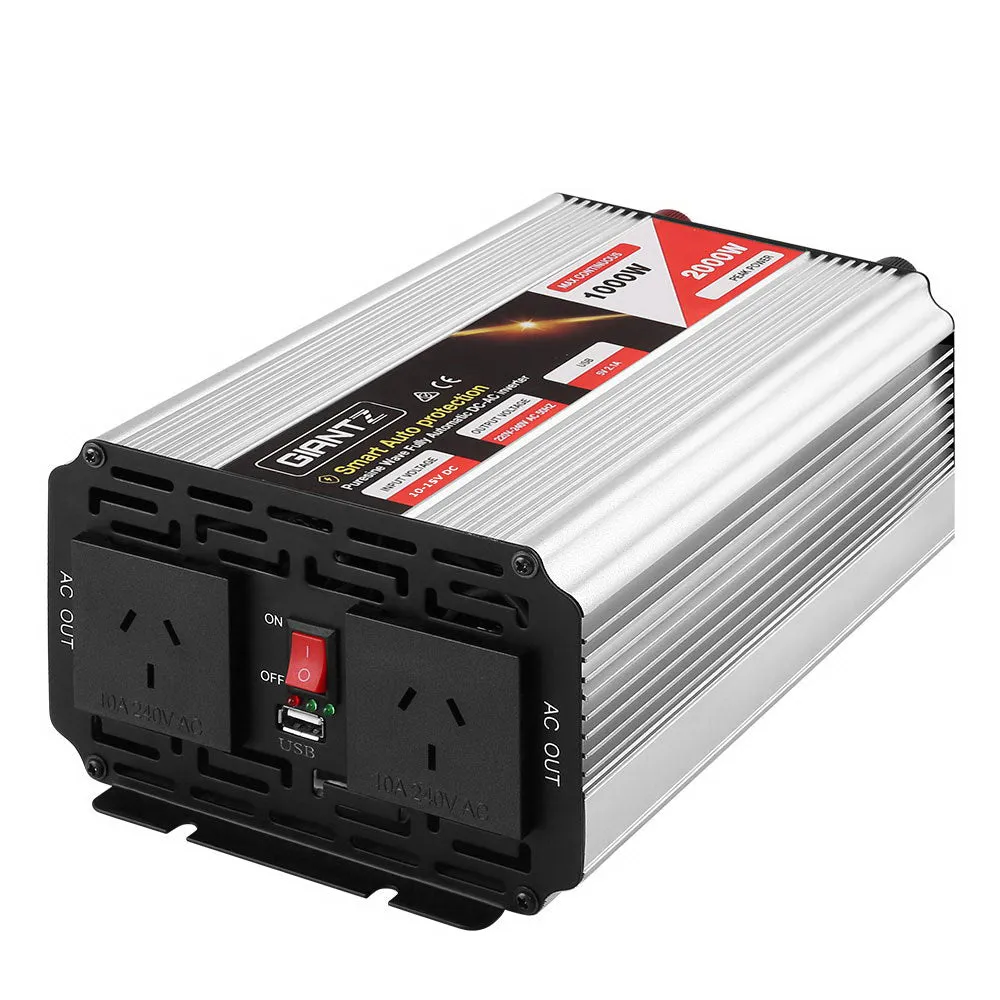 Giantz 1000W Puresine Wave DC-AC Power Inverter