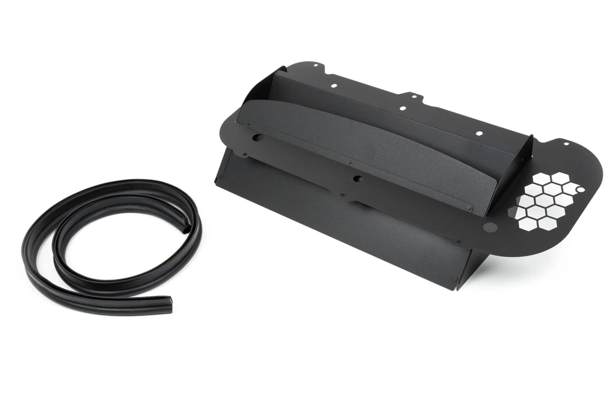 Grimmspeed Top Mount Intercooler Splitter - Subaru 04-08 FXT [w/OEM or JDM STI Scoop and GS/04-07 STI TMIC] - 093113