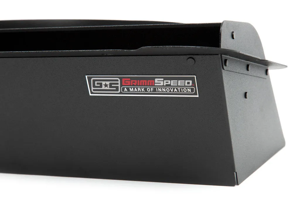 Grimmspeed Top Mount Intercooler Splitter - Subaru 04-08 FXT [w/OEM or JDM STI Scoop and GS/04-07 STI TMIC] - 093113