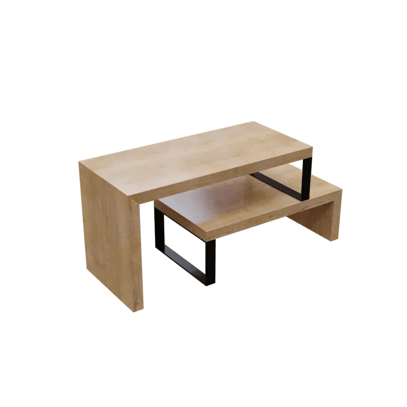 Hailey TV Unit in Small Size in Wooden Texture