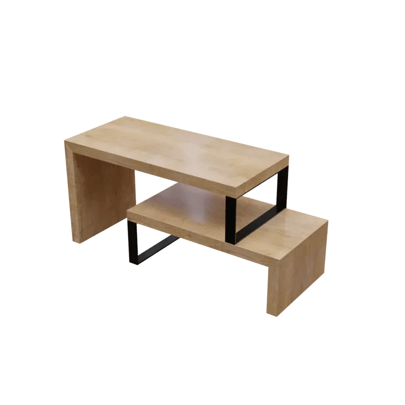 Hailey TV Unit in Small Size in Wooden Texture