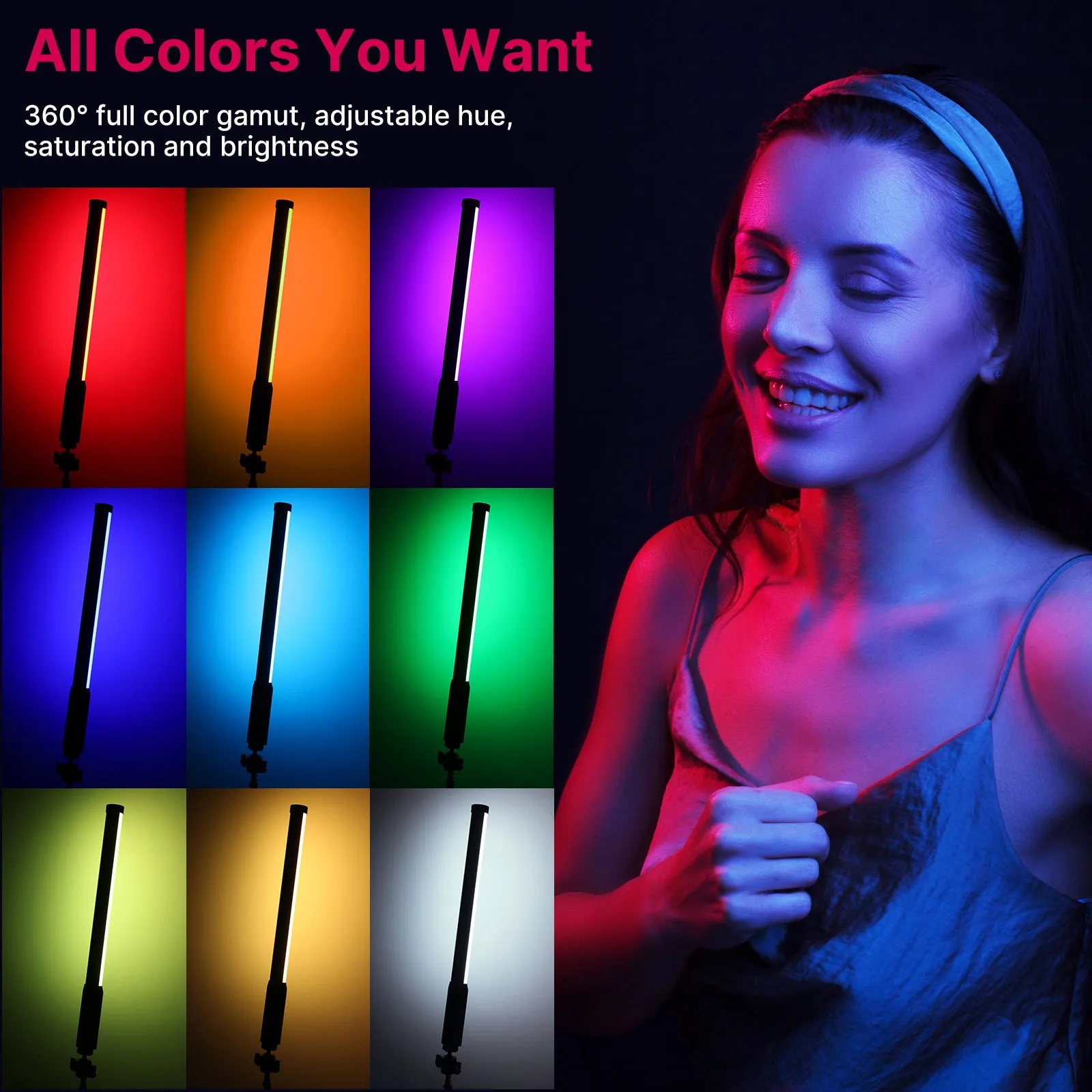Handheld LED Light Wand