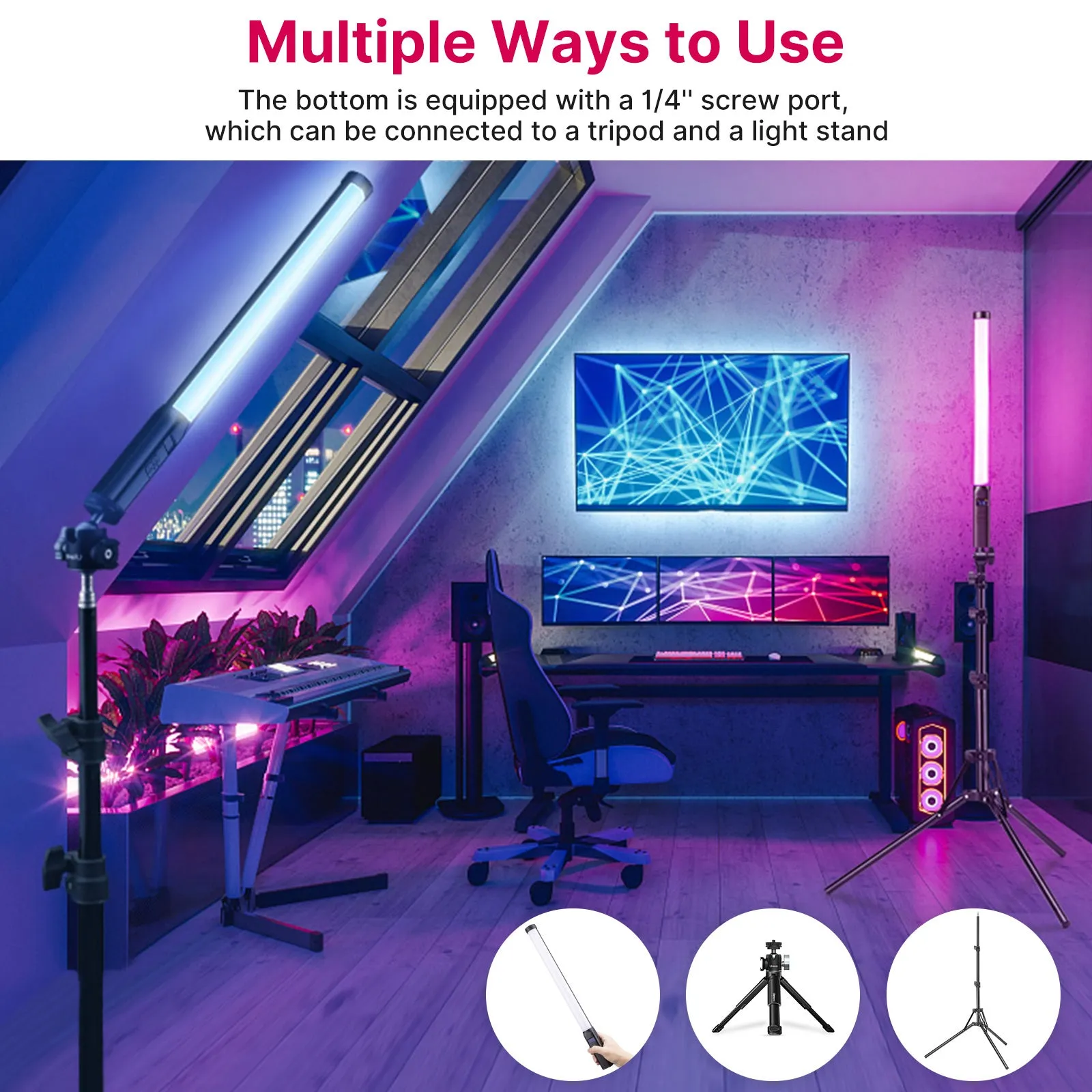 Handheld LED Light Wand