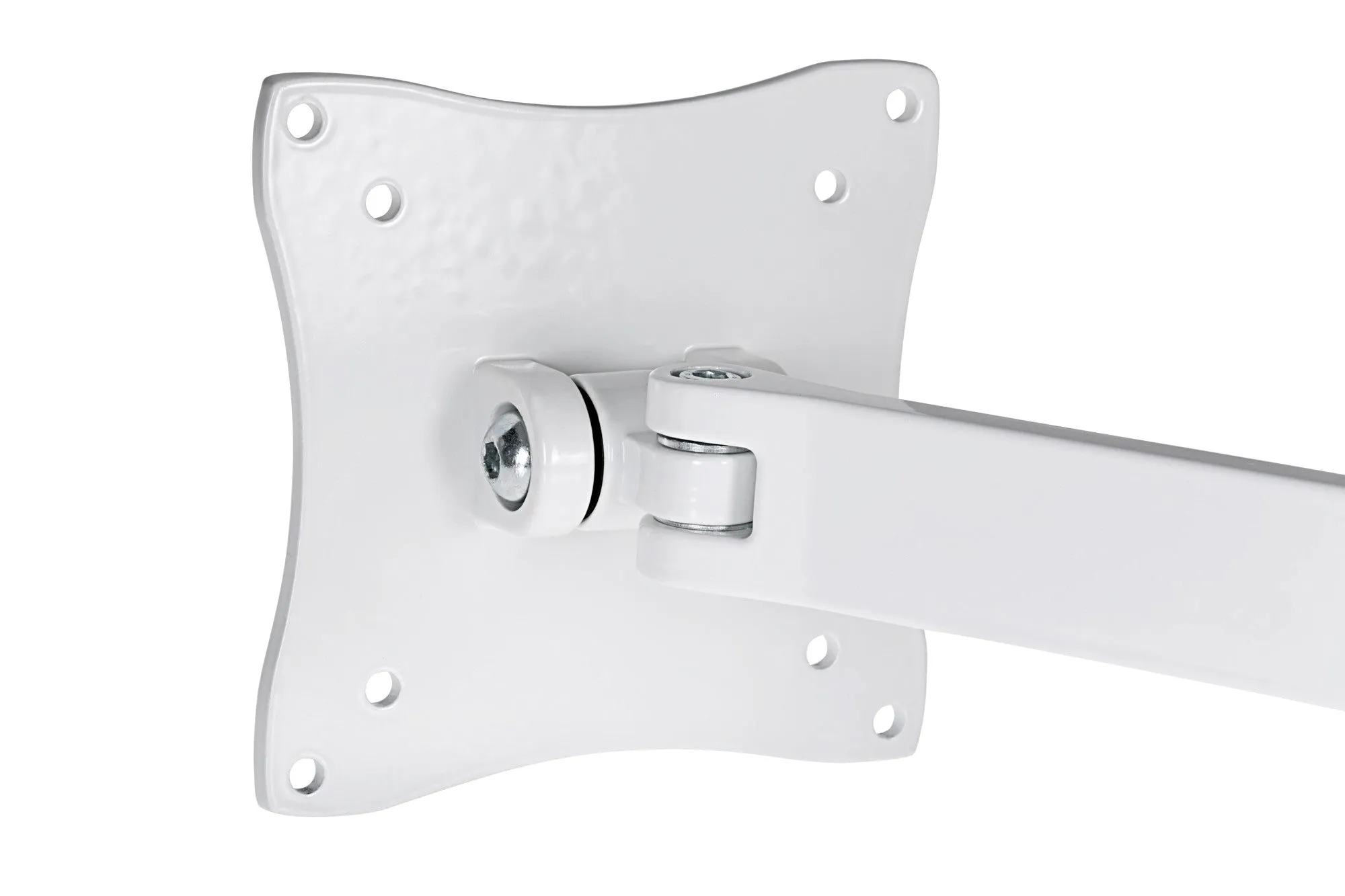 Heavy Duty Swing Arm TV Wall Bracket 13" 19" 22" 23" 24" 28" Tilt 70° VESA Max 100x100 White