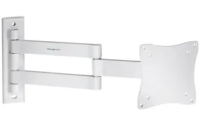 Heavy Duty Swing Arm TV Wall Bracket 13" 19" 22" 23" 24" 28" Tilt 70° VESA Max 100x100 White