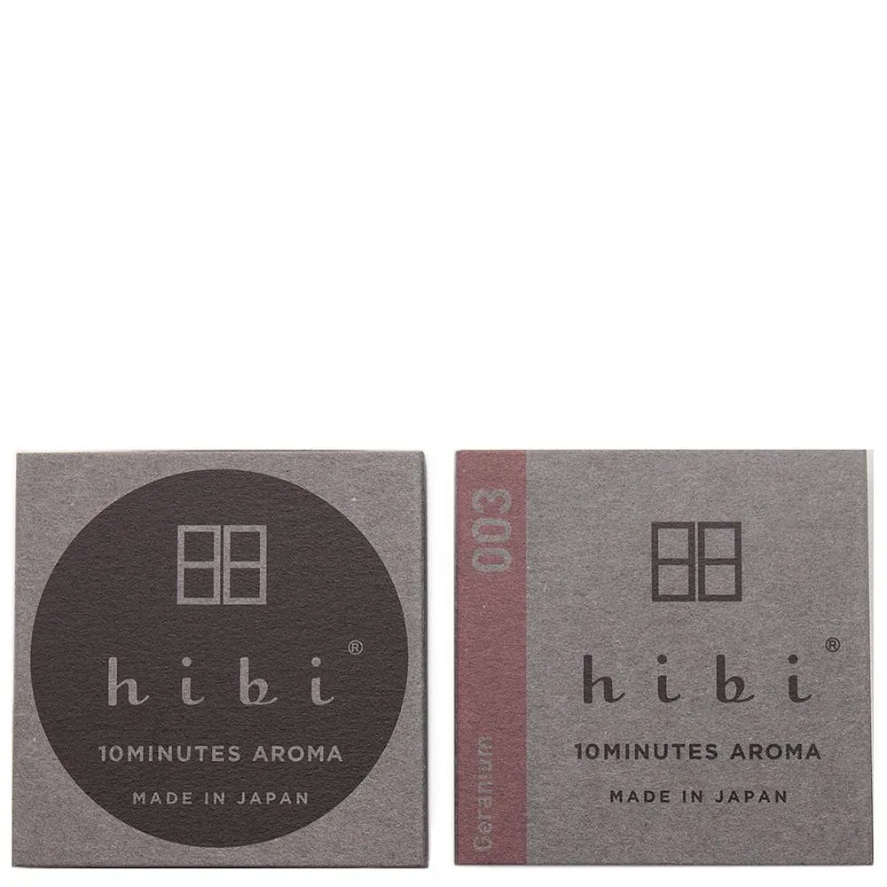 Hibi Herb Fragrance / Geranium - 8 Sticks