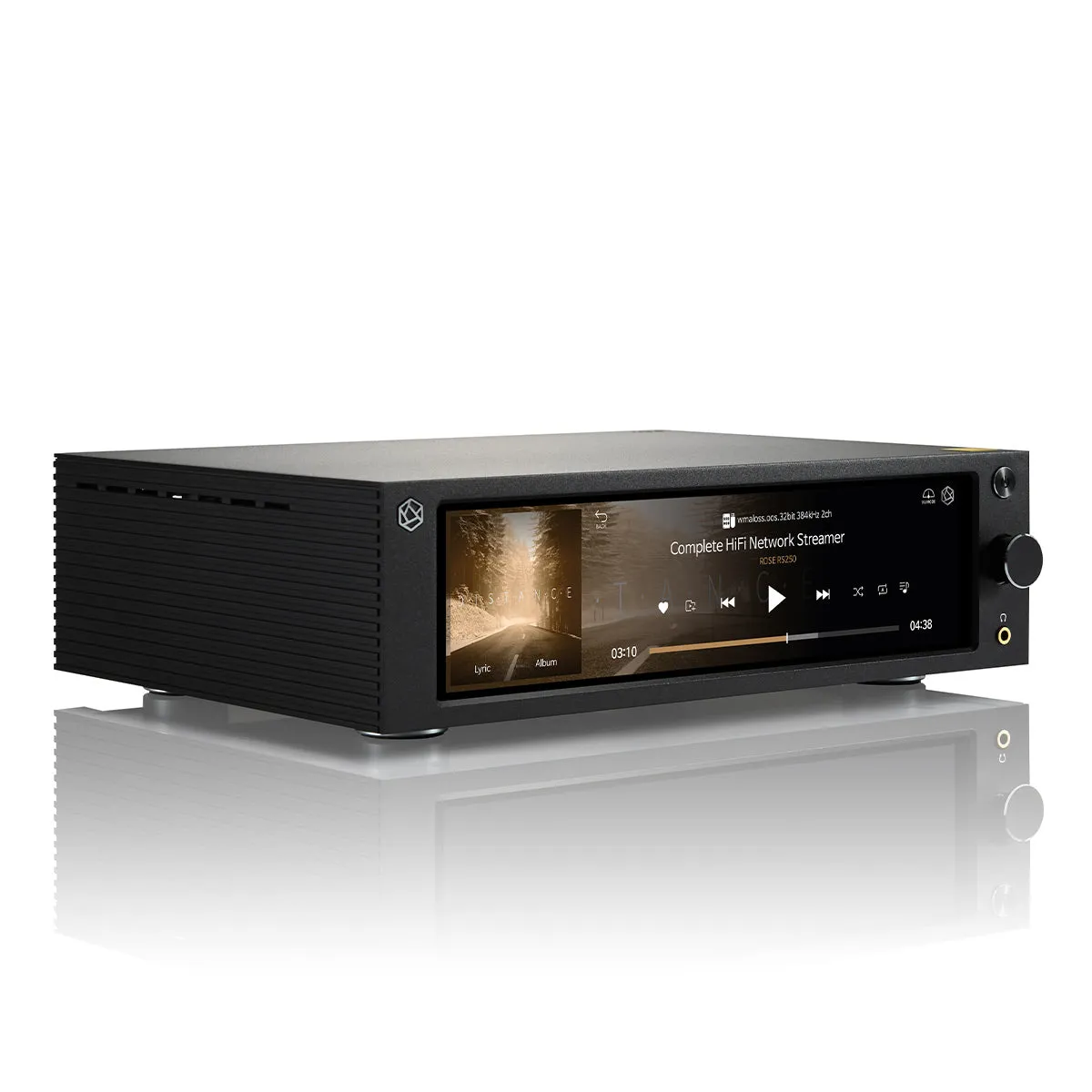 HiFi Rose RS250A Wireless Network Streamer with Built-In ESS DAC (Black)