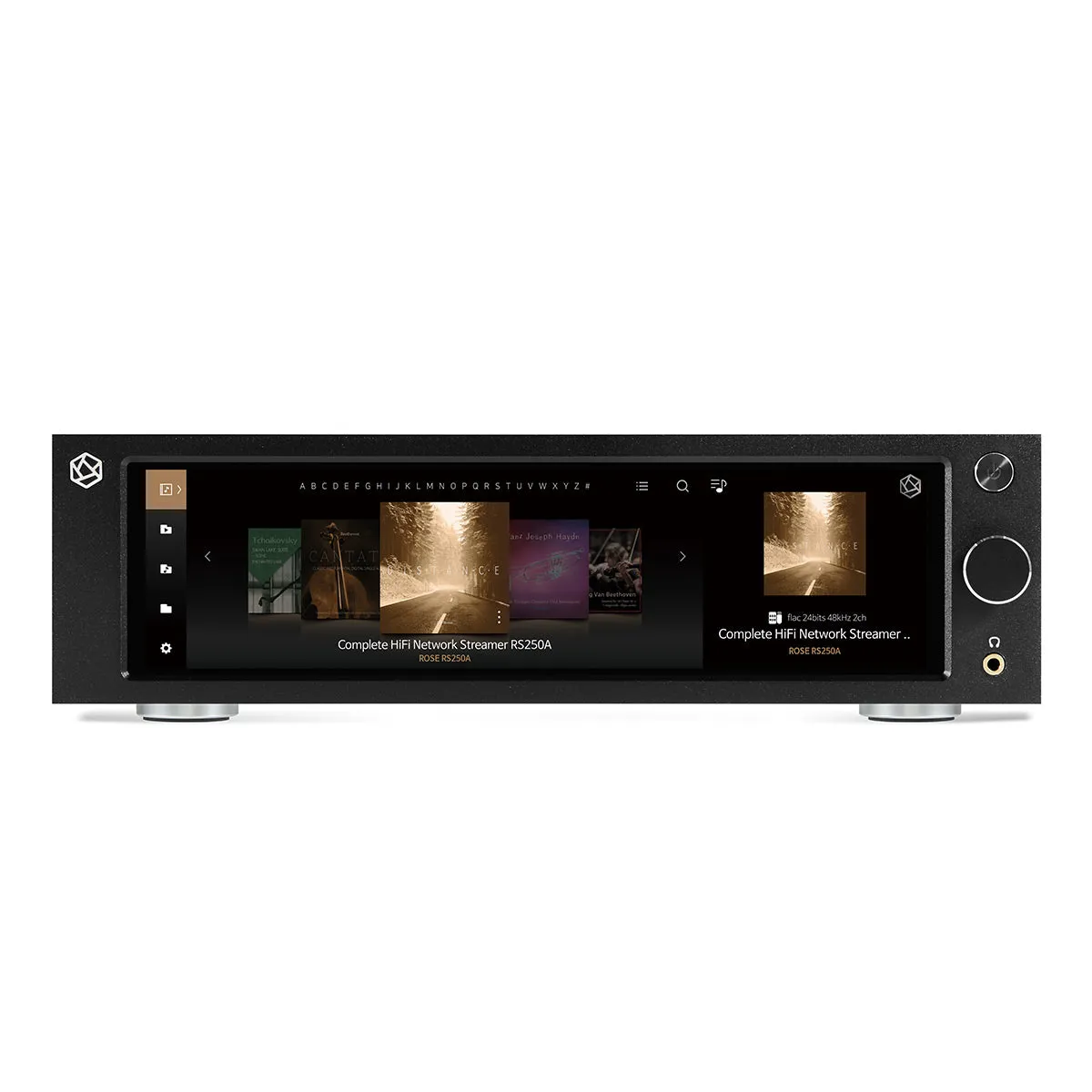 HiFi Rose RS250A Wireless Network Streamer with Built-In ESS DAC (Black)