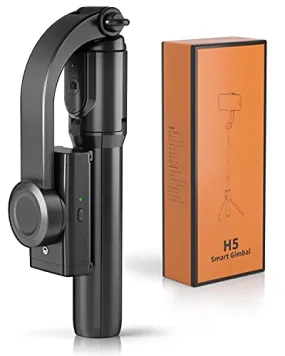 IKOMMI Gimbal Stabilizer for Smartphone Stabilizer Selfie Stick Tripod with Wireless Remote, 360° Automatic Rotation and Smart Gesture Switching, Suit for All Cell Phone