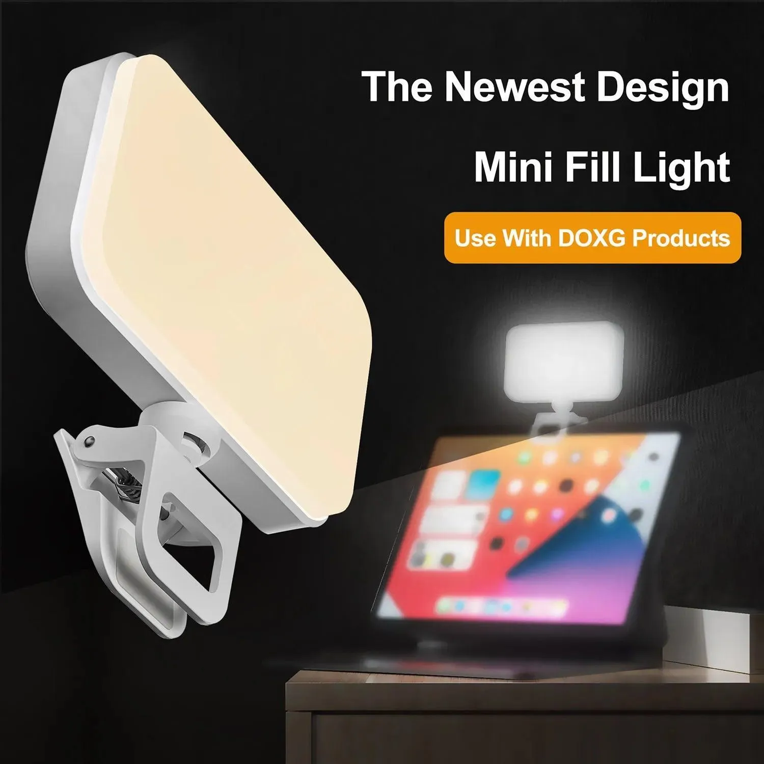 Illuminate Your Online Meetings with Clip-On Video Lights: Boost Productivity