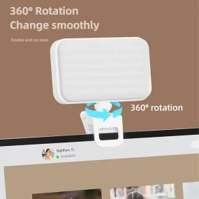 Illuminate Your Online Meetings with Clip-On Video Lights: Boost Productivity