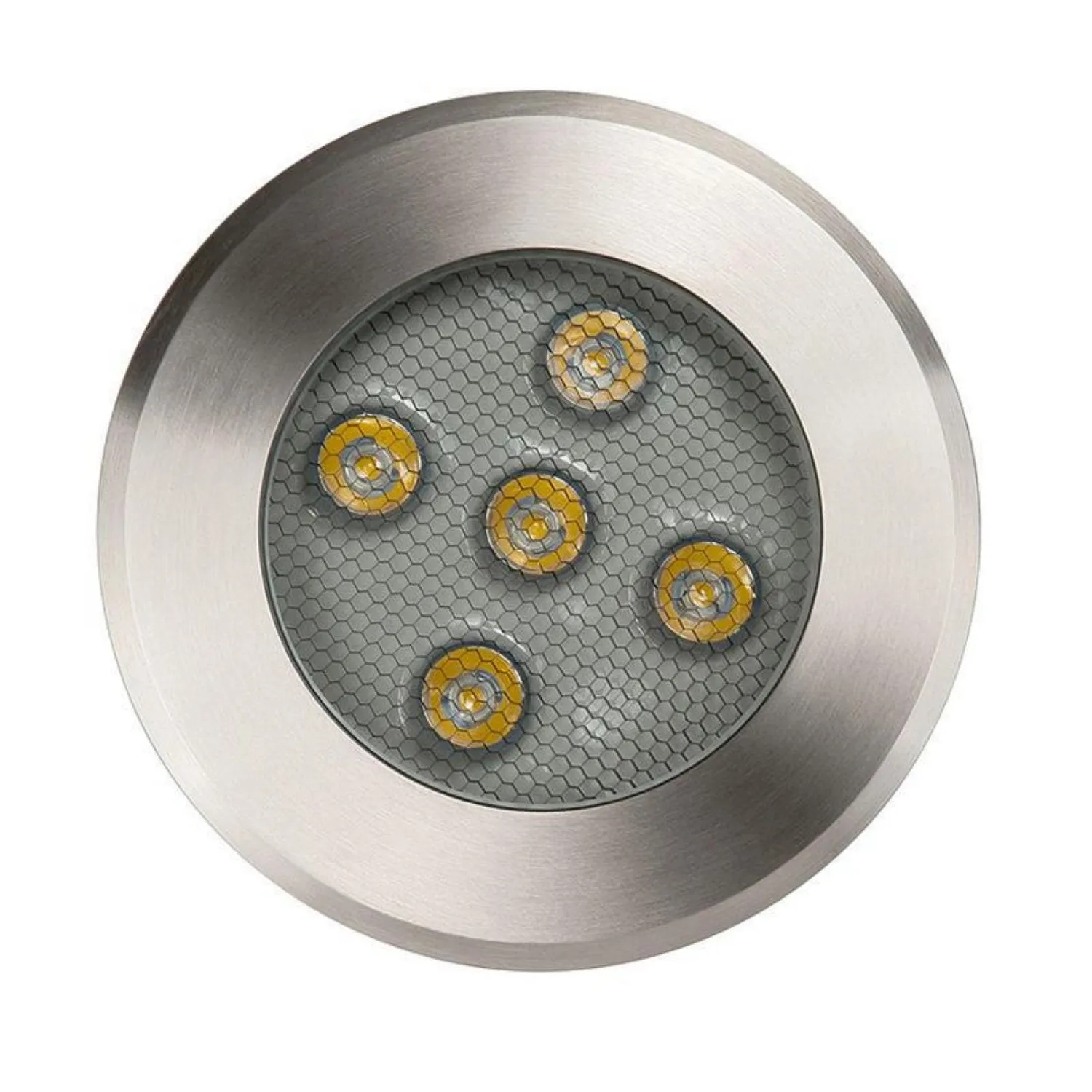 in-Ground Uplighter 150mm 316 SS Round 5w 12v Havit Lighting - HV1842W, HV1842C