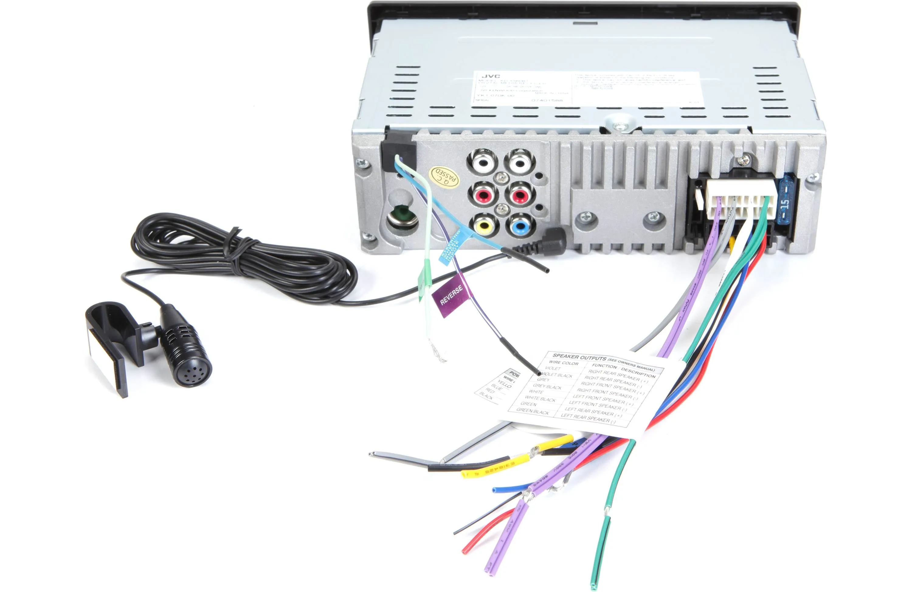 JVC KD-X560BT Digital Media Receiver for Jeep, Powersports, or Marine Applications