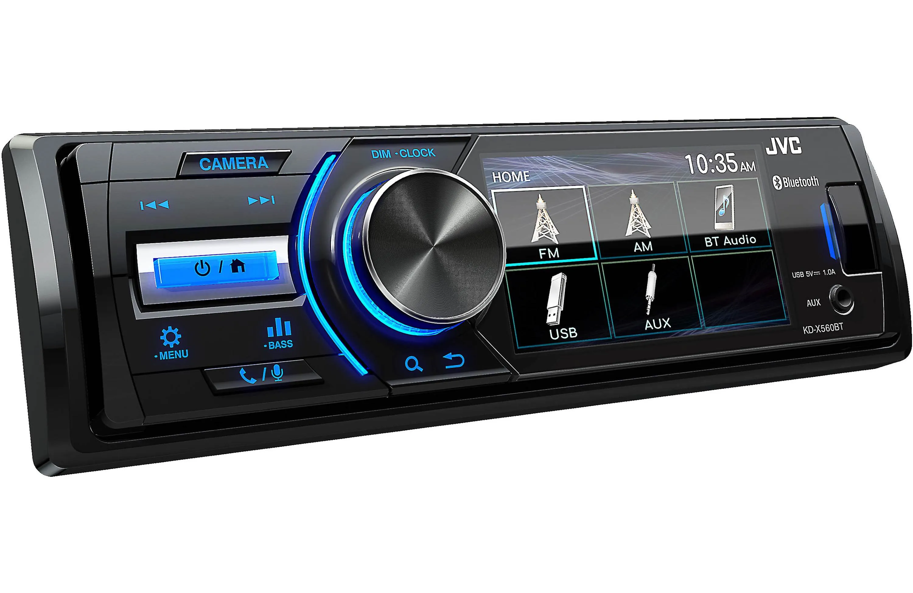 JVC KD-X560BT Digital Media Receiver for Jeep, Powersports, or Marine Applications