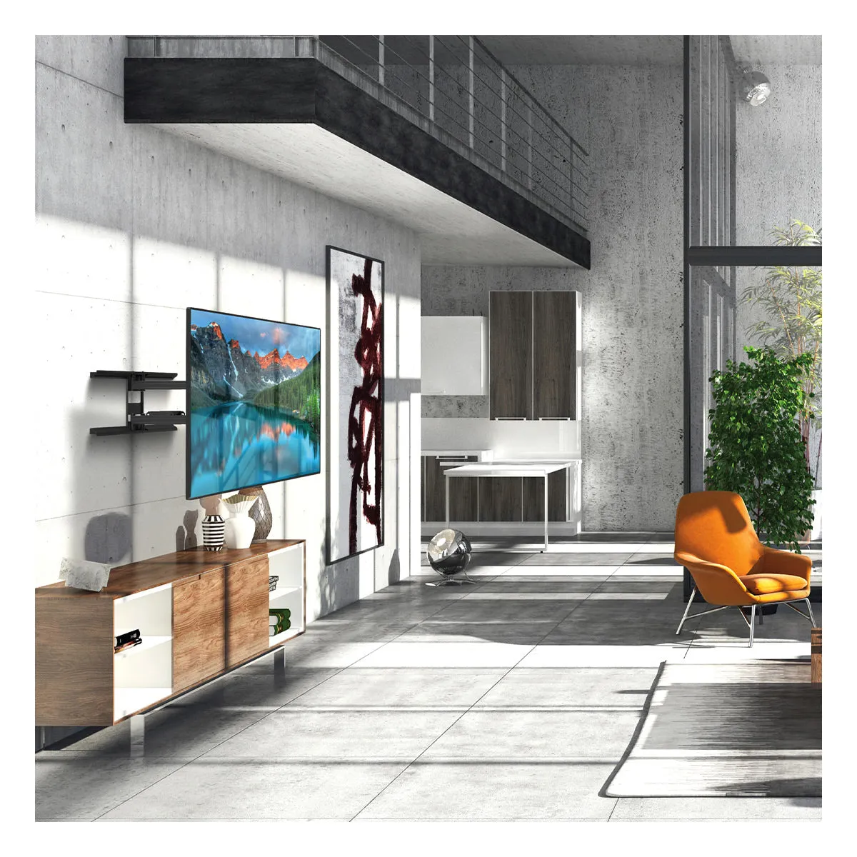 Kanto PDX700 Articulating Full Motion TV Mount for 42" - 100" TV