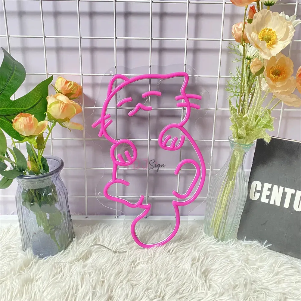 Kawaii Neko Cat LED Sign