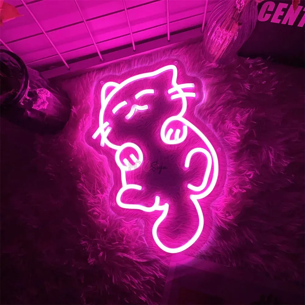 Kawaii Neko Cat LED Sign