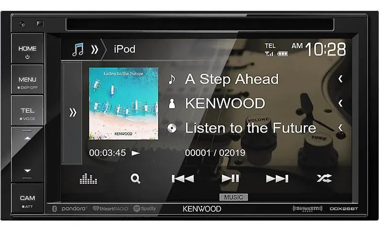 Kenwood 6.2" Touchscreen  Double DIN Bluetooth in-Dash DVD Car Stereo