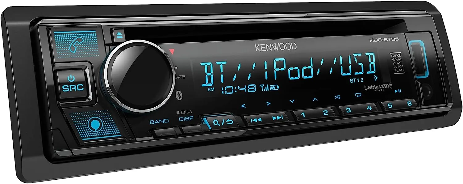 Kenwood KDC-BT35 Single Din CD Car Stereo Receiver