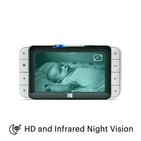 KODAK CHERISH C525P 5" Smart Video Baby Monitor
