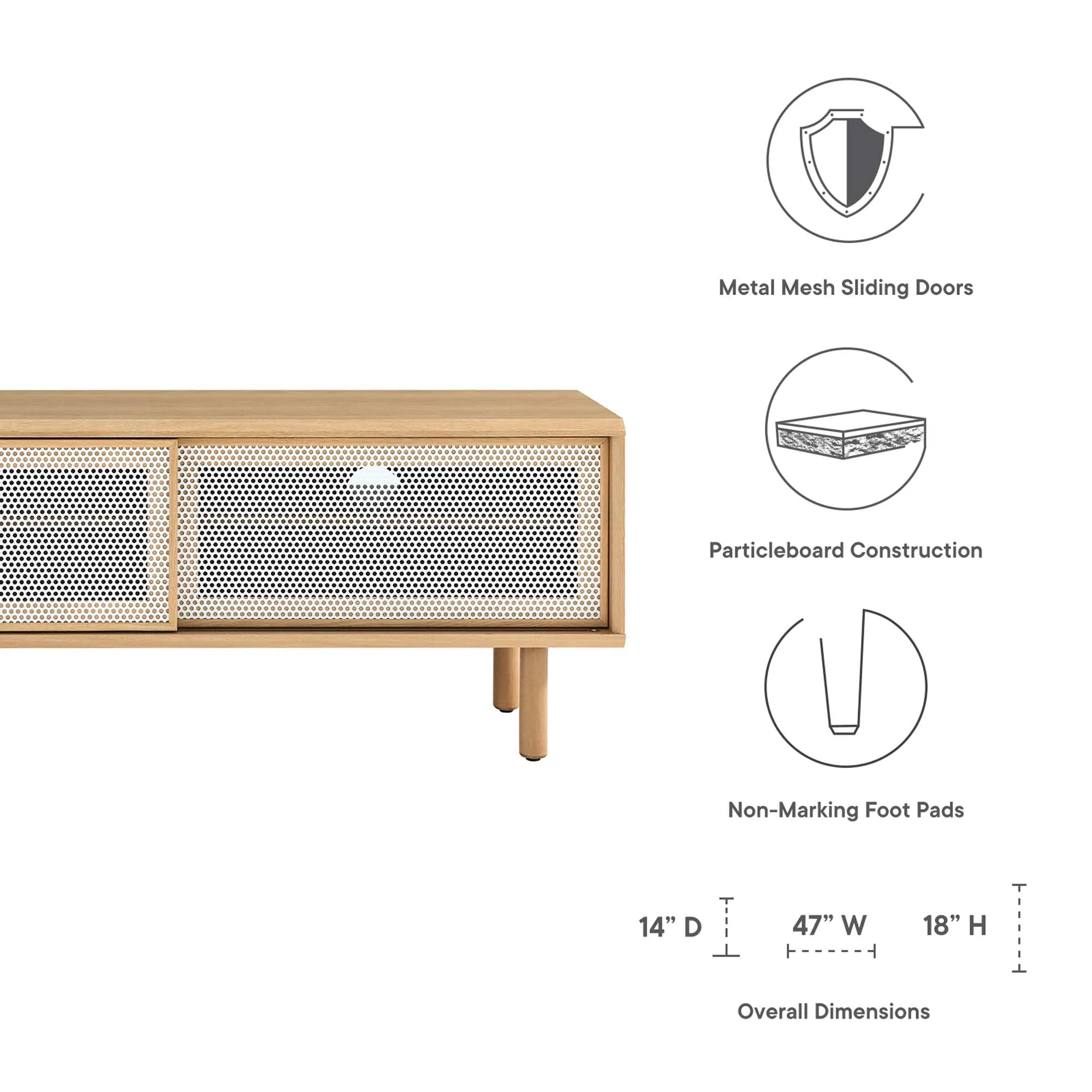 Kurtis 47" TV Stand by Modway