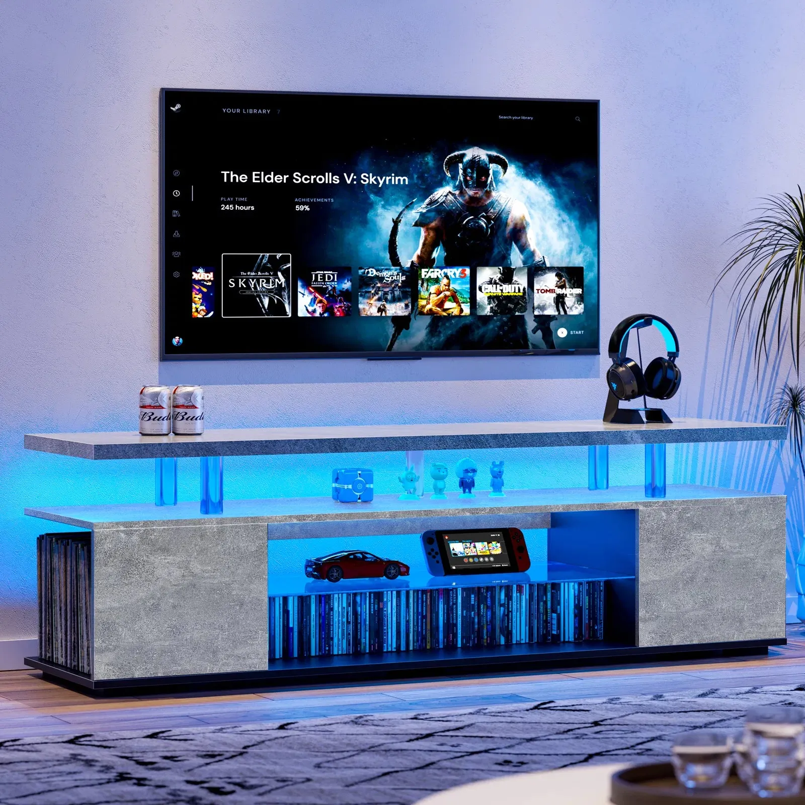 LED Light TV Stand